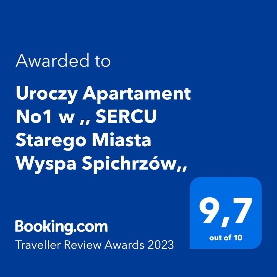 Uroczy Apartament No1 W ,, Sercu Starego Miasta Wyspa Spichrzow,, Гданськ Екстер'єр фото
